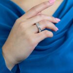 5.15 Carat Round Brilliant Band | Brilliant White | 18K Gold | Radiant Elegance