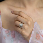 5.38 Carat Pear Diamond Ring | Brilliant White | 18K Gold | Radiant Elegance