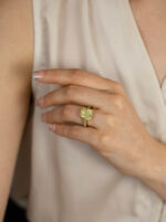 8.07 Carat Radiant Diamond Ring | Fancy Yellow | 18K Gold | Rare Fancy-Color Splendour