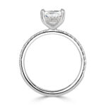 1.8 Carat Radiant Diamond Ring | Brilliant White | 14K White Gold | Classic Charm - Image 3