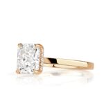 2.11 Carat Radiant Diamond Ring | Brilliant White | 14K White Gold | Modern Nobility - Image 2