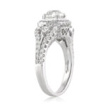 2 Carat Cushion Diamond Ring | Brilliant White | 14K White Gold | Modern Nobility | Heirloom - Image 2