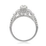 2 Carat Cushion Diamond Ring | Brilliant White | 14K White Gold | Modern Nobility | Heirloom - Image 3