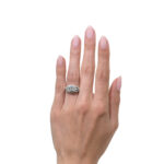 2 Carat Cushion Diamond Ring | Brilliant White | 14K White Gold | Modern Nobility | Heirloom - Image 4