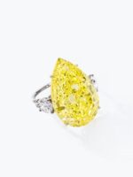 18 Carat Round Brilliant Statement | Fancy Yellow | 14K White Gold | Sunlit Royal Radiance - Image 5