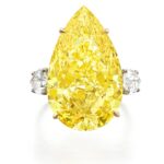18 Carat Round Brilliant Statement | Fancy Yellow | 14K White Gold