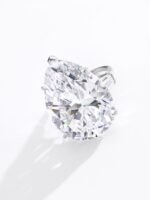 18 Carat Pear Statement | Brilliant White | SI | 14K White Gold | Grand Palais Radiance - Image 6