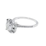 5.31 Carat Round Brilliant Diamond Ring | Brilliant White | 14K White Gold - Image 4