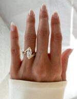 2 Carat Marquise Statement | Brilliant White | 14K White Gold | A Classic Statement