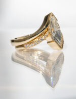 2 Carat Marquise Statement | Brilliant White | 14K White Gold | Effortless Elegance - Image 16