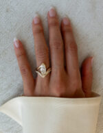 2 Carat Marquise Statement | Brilliant White | 14K White Gold | Effortless Elegance - Image 6