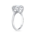 4.51 Carat Round Brilliant Statement | Brilliant White | 18K White Gold | Everyday Royalty - Image 3