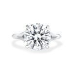 4.51 Carat Round Brilliant Statement | Brilliant White | 18K White Gold | Everyday Royalty