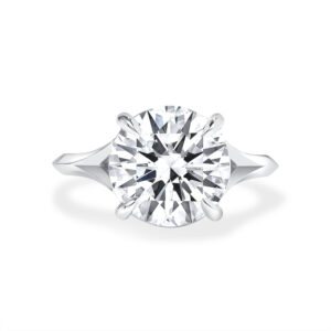 4.51 Carat Round Brilliant Statement | Brilliant White | 18K White Gold | Everyday Royalty