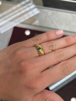 Emerald Statement | 18K White Gold | Classic Charm | Heirloom - Image 3