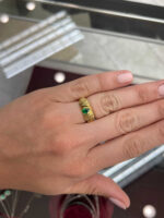 Emerald Statement | 18K White Gold | Classic Charm | Heirloom