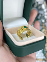 6 Carat Emerald Statement | SI | 18K White Gold | Refined Grandeur - Image 7