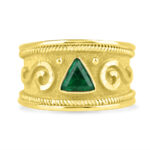 6 Carat Emerald Statement | SI | 18K White Gold | Refined Grandeur