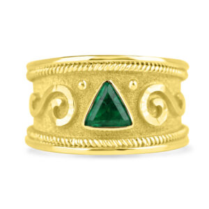 6 Carat Emerald Statement | SI | 18K White Gold | Refined Grandeur
