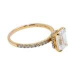 2.02 Carat Emerald Diamond Ring | 18K Rose Gold | Everyday Royalty - Image 2