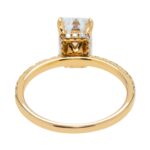 2.02 Carat Emerald Diamond Ring | 18K Rose Gold | Everyday Royalty - Image 3