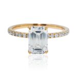 2.02 Carat Emerald Diamond Ring | 18K Rose Gold | Everyday Royalty
