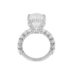 12.7 Carat Oval Diamond Ring | Brilliant White | 18K White Gold | Unparalleled Brilliance - Image 5