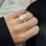 12.7 Carat Oval Diamond Ring | Brilliant White | 18K White Gold | Unparalleled Brilliance - Image 7