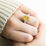 13.67 Carat Oval Statement | Fancy Yellow | 18K White Gold | Sunlit Royal Radiance - Image 7