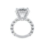 15.35 Carat Round Brilliant Diamond Ring | Brilliant White | 18K White Gold - Image 5