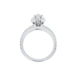 2.41 Carat Heart Shape Diamond Ring | Brilliant White | 18K White Gold | Everyday Royalty - Image 4