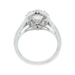 3.29 Carat Oval Diamond Ring | Brilliant White | 18K White Gold | Modern Nobility | Heirloom - Image 5