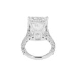 22.26 Carat Radiant Diamond Ring | Brilliant White | 18K White Gold - Image 5