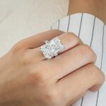 22.26 Carat Radiant Diamond Ring | Brilliant White | 18K White Gold - Image 6
