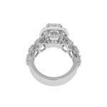5.77 Carat Oval Diamond Ring | Brilliant White | 18K White Gold | Signature Sophistication - Image 5