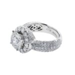 3.06 Carat Round Brilliant Diamond Ring | Brilliant White | 18K White Gold - Image 4