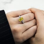 3.83 Carat Radiant Statement | Fancy Yellow | 18K White Gold | Sunlit Royal Radiance - Image 6