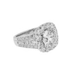 7.22 Carat Round Brilliant Diamond Ring | Brilliant White | 18K White Gold - Image 3