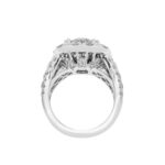 7.22 Carat Round Brilliant Diamond Ring | Brilliant White | 18K White Gold - Image 5
