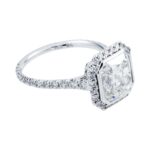 4.98 Carat Round Brilliant Diamond Ring | Brilliant White | 18K White Gold - Image 2