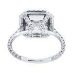 4.98 Carat Round Brilliant Diamond Ring | Brilliant White | 18K White Gold - Image 4