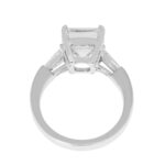4.97 Carat Asscher Diamond Ring | Brilliant White | 18K White Gold | Effortless Elegance - Image 4