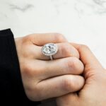 5.97 Carat Oval Diamond Ring | Brilliant White | 18K White Gold | Timeless Brilliance - Image 6