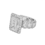 11.43 Carat Emerald Diamond Ring | 18K White Gold | High Jewellery Supremacy - Image 3