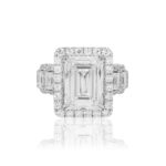 11.43 Carat Emerald Diamond Ring | 18K White Gold | High Jewellery Supremacy