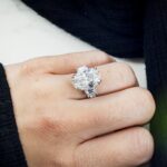 9.76 Carat Oval Diamond Ring | Brilliant White | 18K White Gold | Timeless Brilliance - Image 7