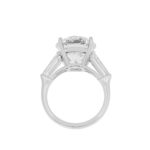 8.51 Carat Round Brilliant Diamond Ring | Brilliant White | 18K White Gold - Image 6