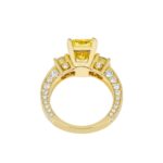 2 Carat Radiant Statement | Fancy Yellow | 18K Yellow Gold | Sunlit Royal Radiance - Image 6