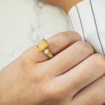 2 Carat Radiant Statement | Fancy Yellow | 18K Yellow Gold | Sunlit Royal Radiance