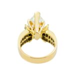 5.13 Carat Marquise Diamond Ring | Brilliant White | 18K Yellow Gold | Refined Grandeur - Image 3